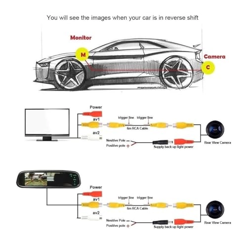 Rear View Camera - Night vision Wireless 1280 x 720