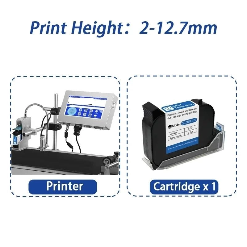 DW-MAX - Thermal Inkjet 12.7/25.4mm