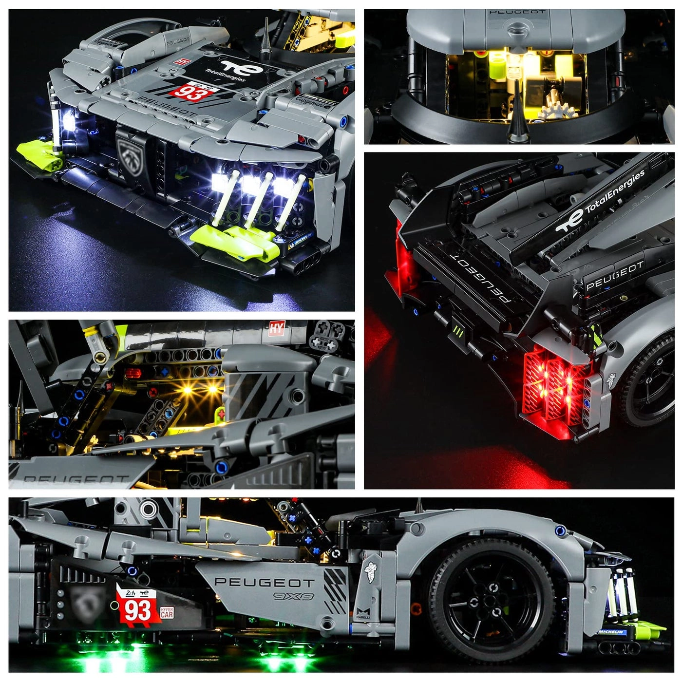 LED Light - 42156 Technic Peugeot 9X8