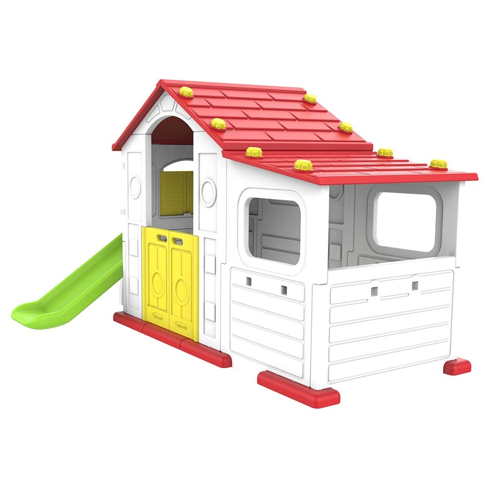 Tomo Big Playhouse - Slide Basketball Ring Multi Colour