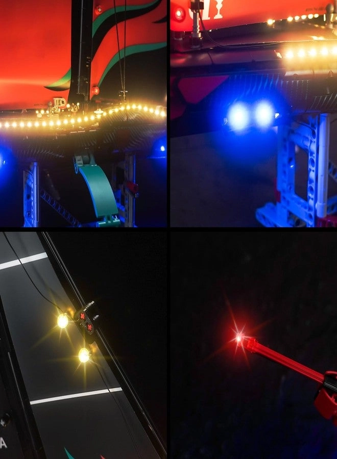LED Light (42174) - Compatible with Lego Technic Emirates Team New Zealand AC75 Yacht No Bricks Classic Version Light