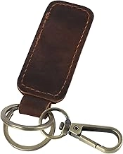 Leather Keychain - Car