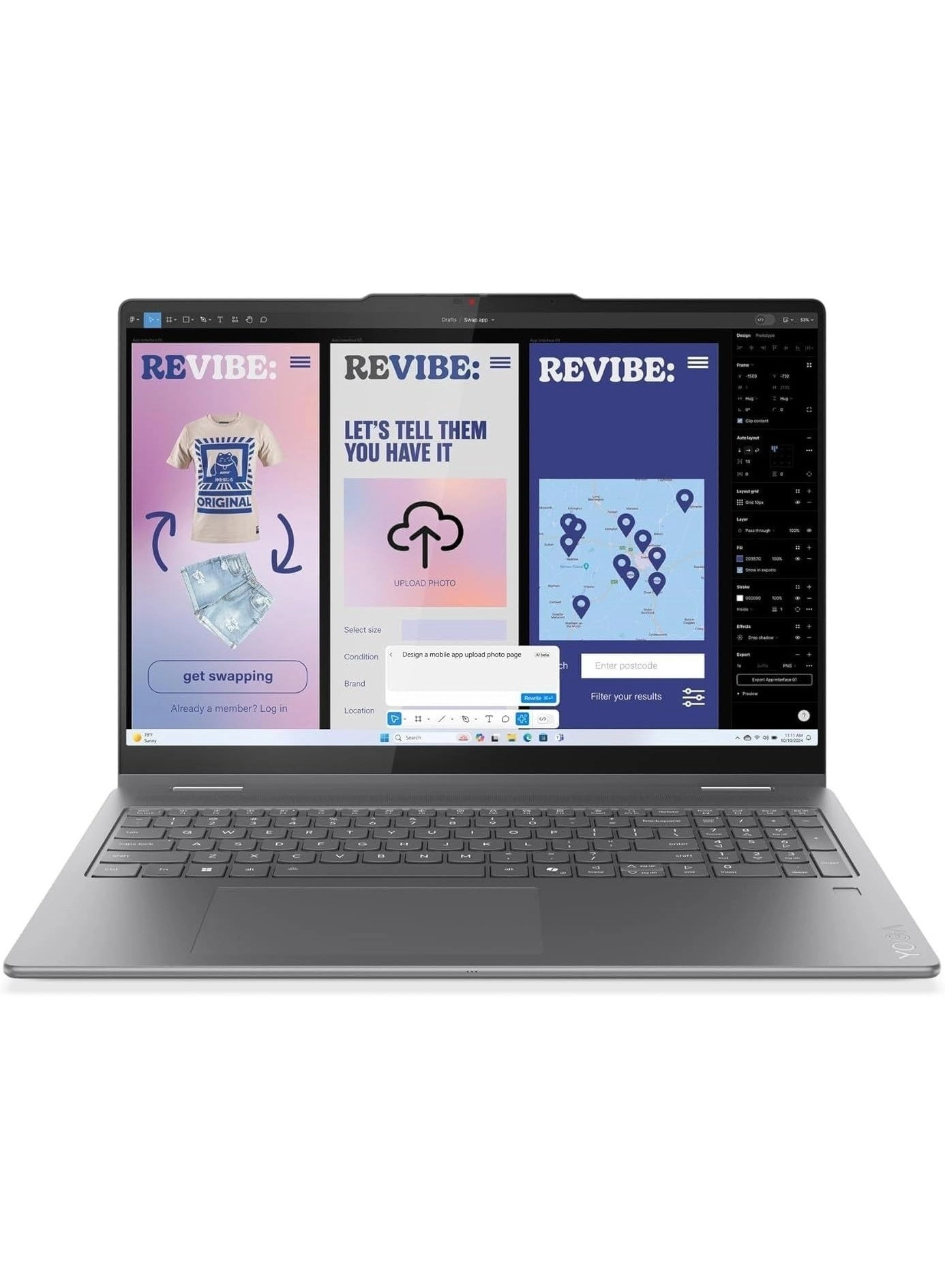 Lenovo Yoga 7 16ILL10 - 16'' Core Ultra 5-226V 16GB DDR5 512GB SSD