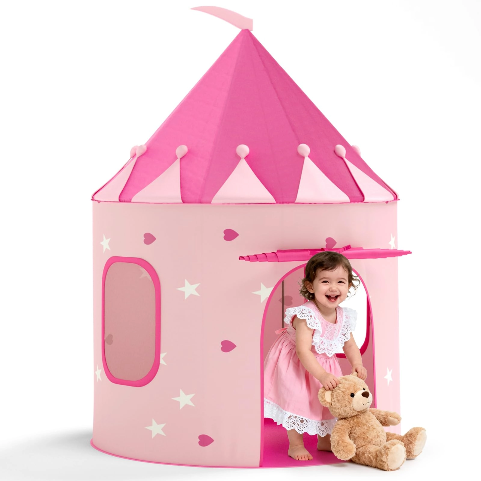 Play House Tent - Tree Style Pop Up 105x105x142cm