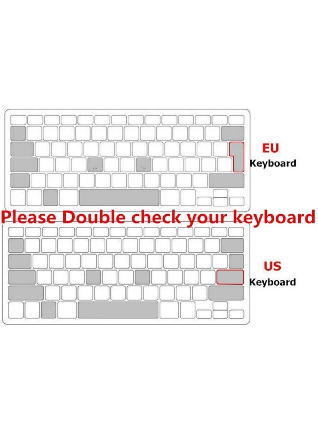 Keyboard Cover - UK Layout Arabic/English