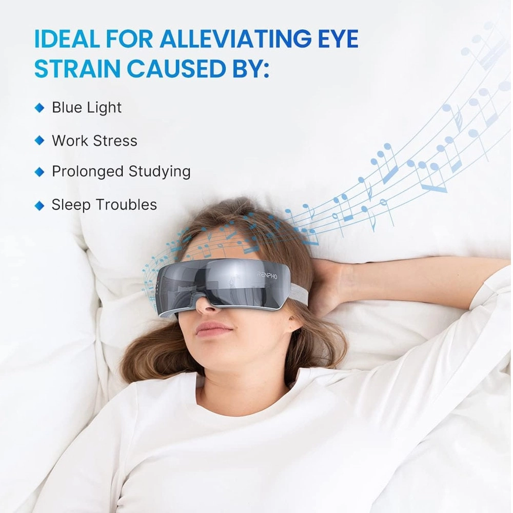 Eye Massager - 2-Level Heat 5 Modes Rechargeable