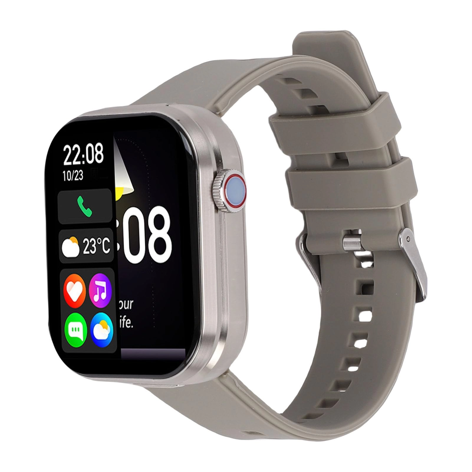 2 in 1 Smartwatch 41.3mm Zinc Alloy