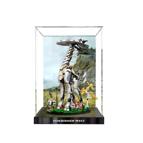 Display Case for Lego 76989 - 30 x 20 x 40 cm Black Heightened Base Background
