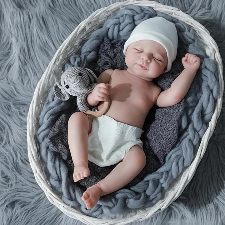 Reborn Baby Doll - 18 Inch Vinyl Boy Ages 3+