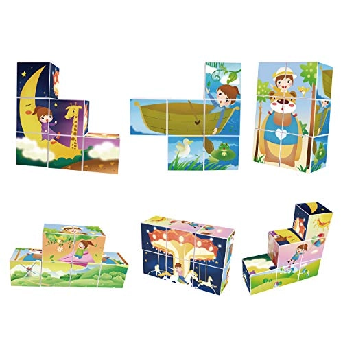 Magnetic Puzzle Magic Cube - Architecture 6 pcs