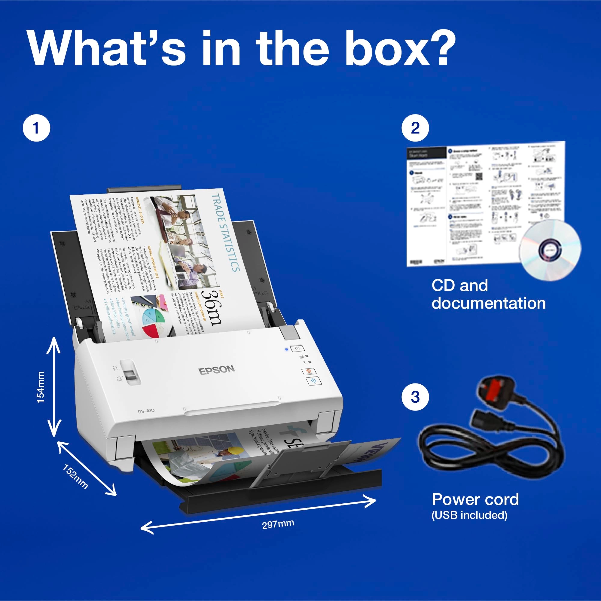 Workforce DS-410 - USB