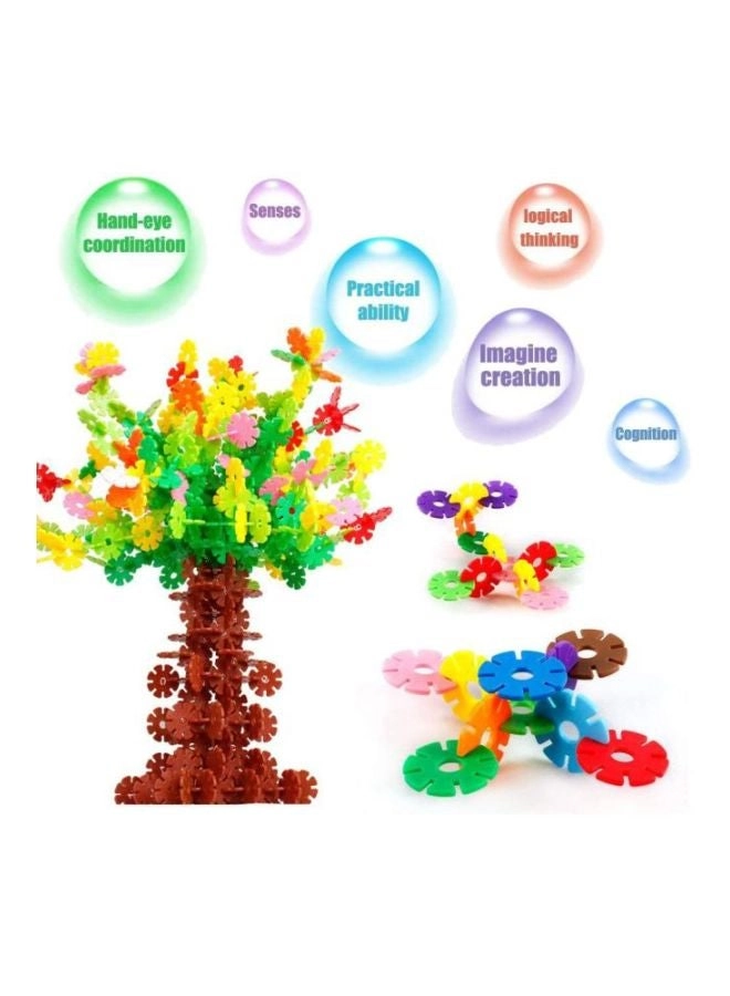 Snowflake Building Block Stems - Flowers 300pcs