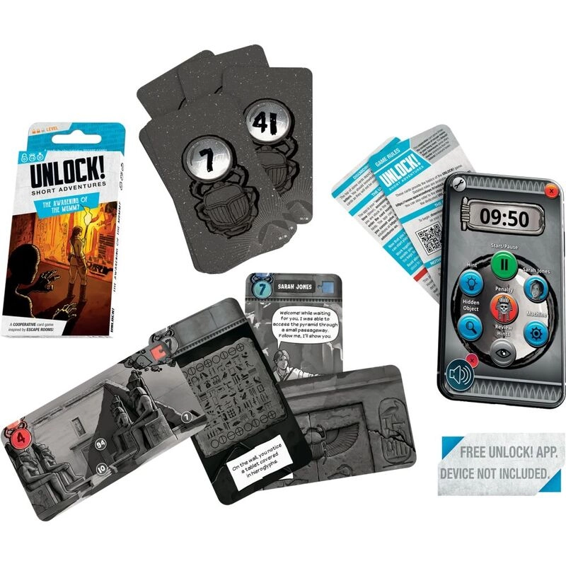 Unlock! Short Adventures 2: The Awakening of The Mummy - Card Game