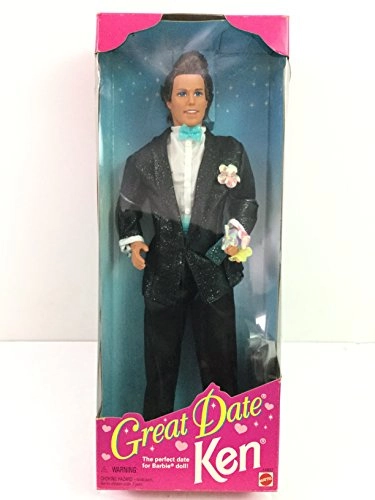 Great Date Ken Doll - Plastic Black Ages 15+