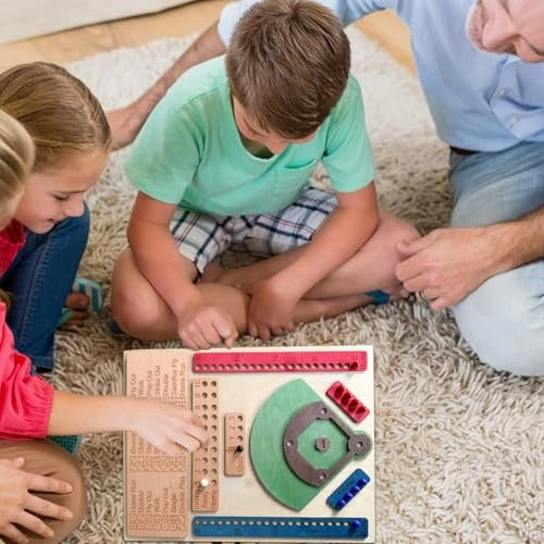 Baseball Dice Game - Wooden Chessboard+beads