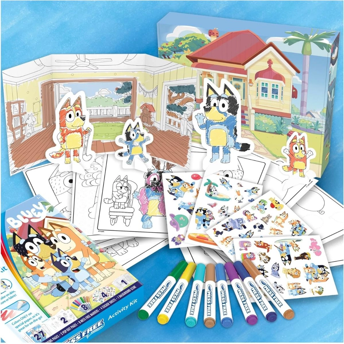 Color Wonder Activity Set - 40+ pieces 8 stain-free pens