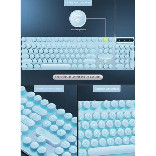 104 Keys USB Wired Gaming Keyboard - FR Wired