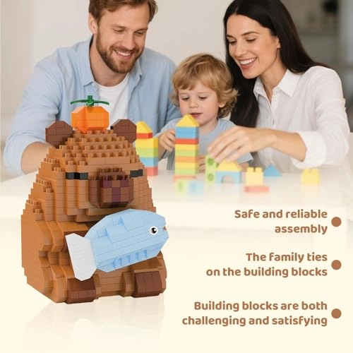 Capybara Building Block Set - Capybara 640 pcs