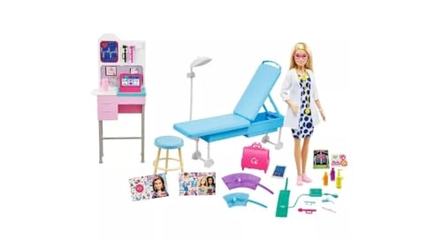 Barbie Medical Doctor - Doll Playset 15 Pieces Ages 12+