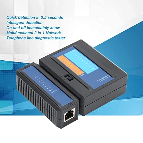 Network Cable Tester - RJ45 RJ11 RJ12 CAT5 CAT6 CAT7 CAT8 continuity