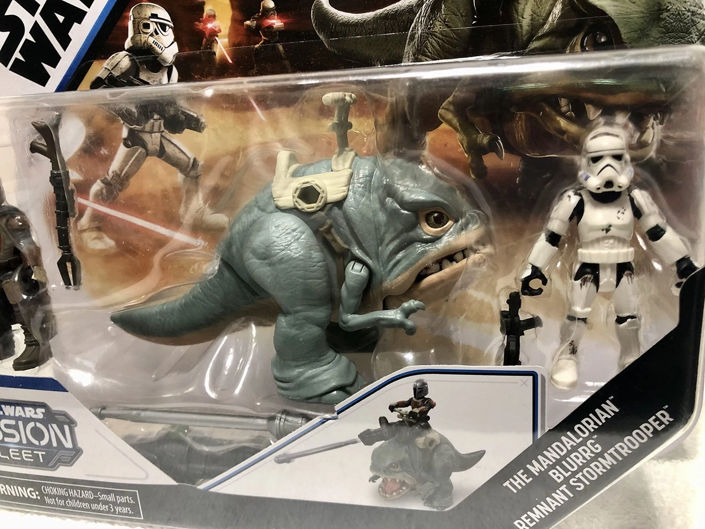 The Mandalorian + Blurrg + Remnant Stormtrooper (TWM1) 3 pcs