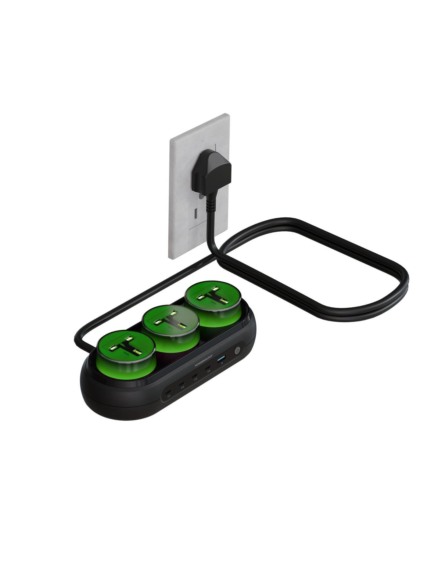 GaN Multi-Port Power Station - 160W 140W PD 1× USB-A 4× USB-C