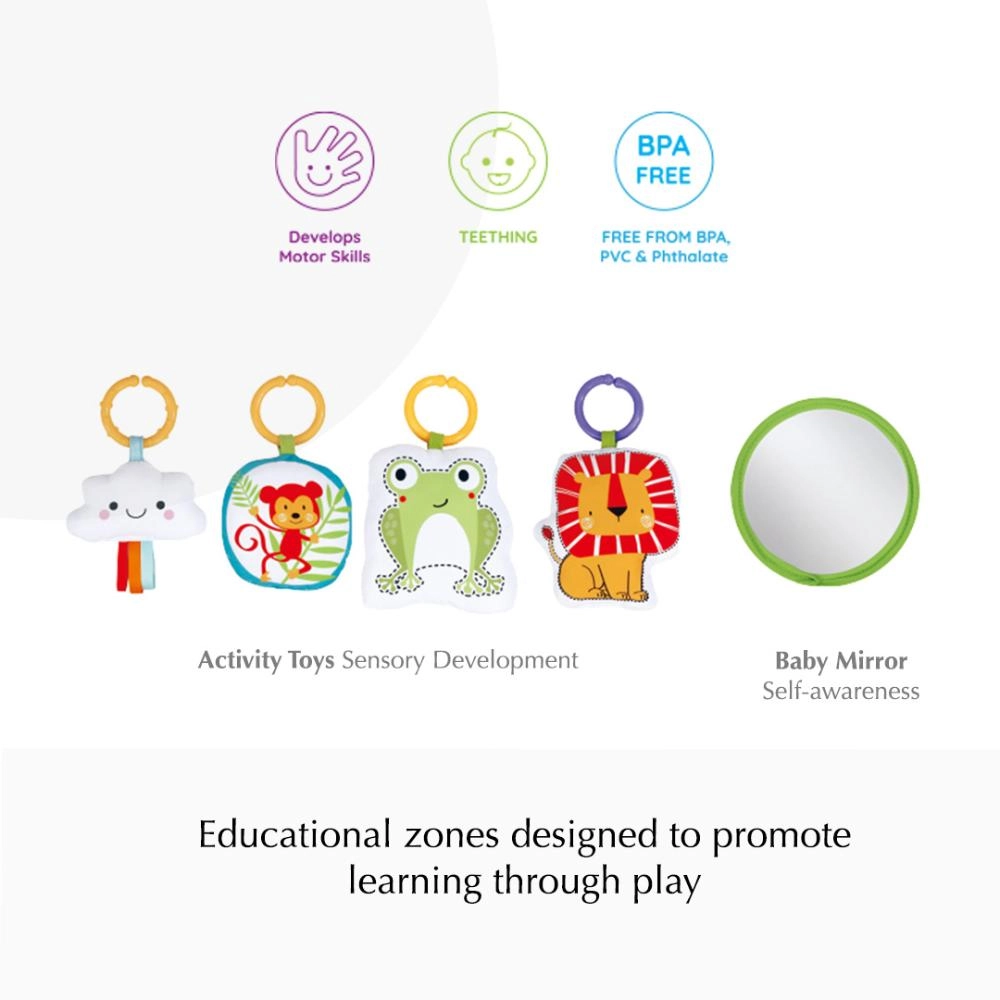 6-in-1 Grow With Me Play Mat - 0 month