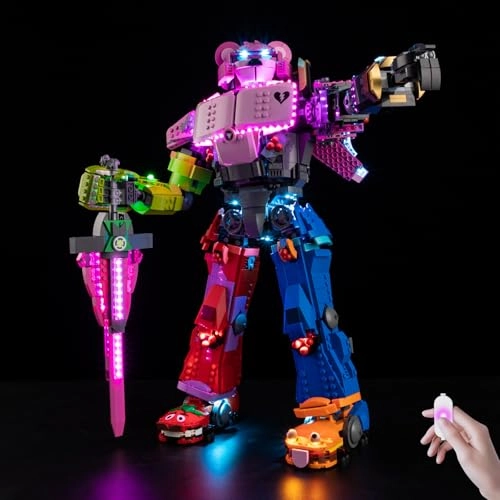 LED Lighting Set for LEGO 77078 Mecha Team Leader