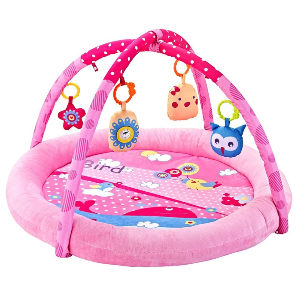 Little Angel Baby Round Comfy Play Mat Activity Gym - car and airplane 0 months