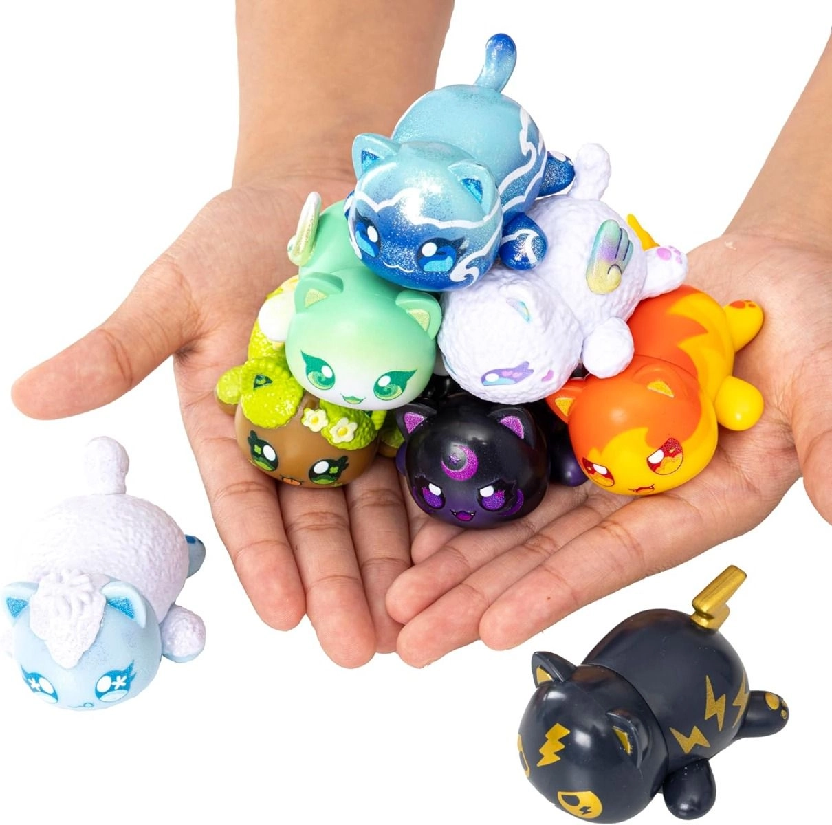 Mystery MeeMeow Figures Elemental - 3 + 1 Pc Assorted