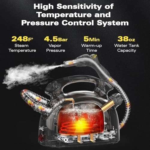 Portable Steam Cleaner - 1.1 Liters