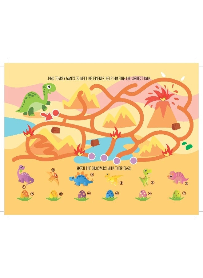 Fun with Dinosaur Activity & Colouring Book