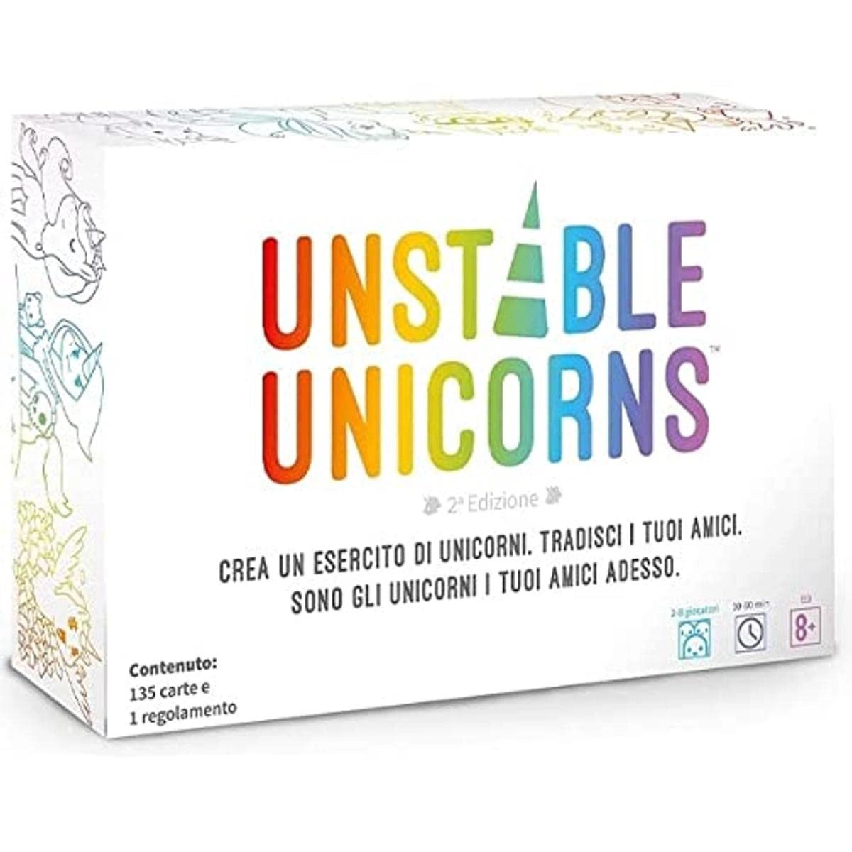 Asmodee Unstable Unicorns (Italian)