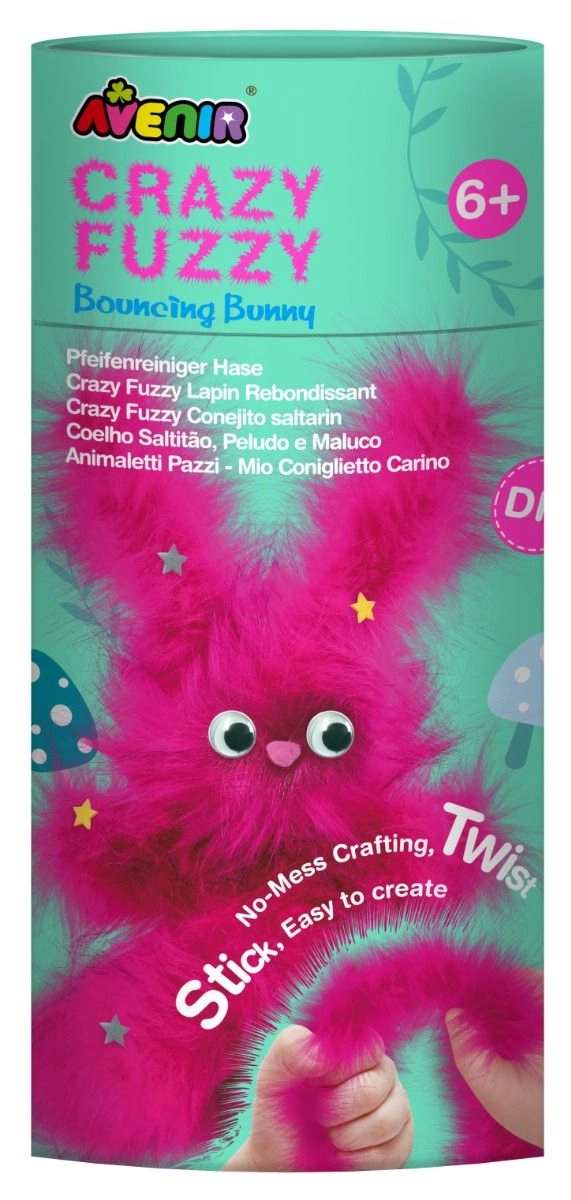 Crazy Fuzzy Bouncing Bunny Craft Kit - 6+ years
