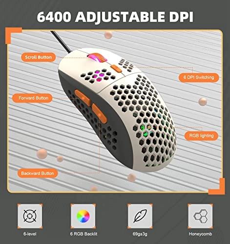 M2 RGB Wired Gaming Mouse - USB