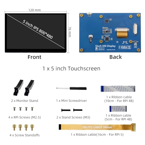 DSI5-IYX - 5.0 inch 800x480 pixels