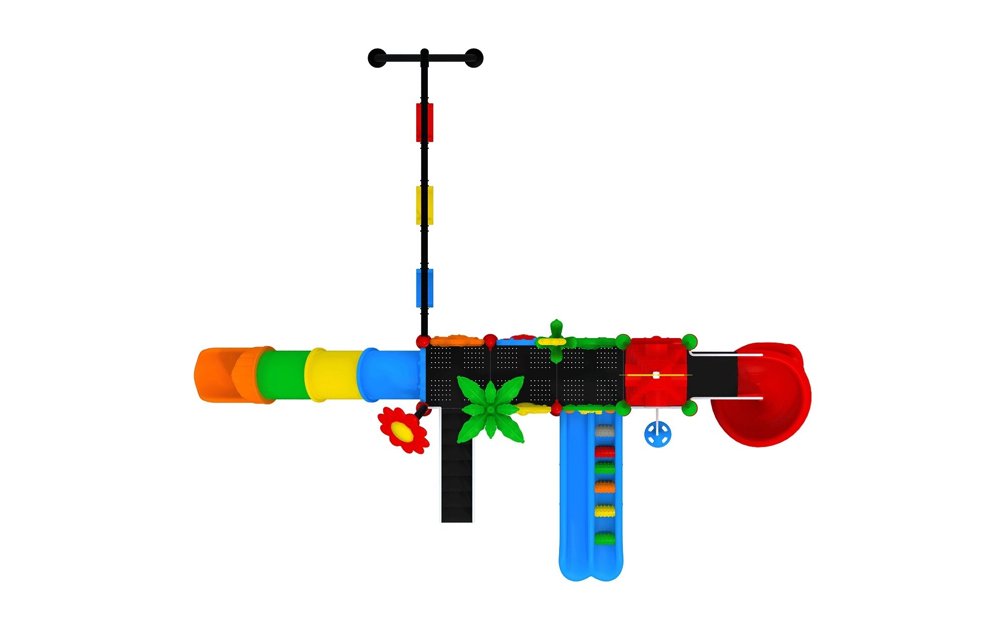 RW-12025 - 760×610×340cm Playground Set