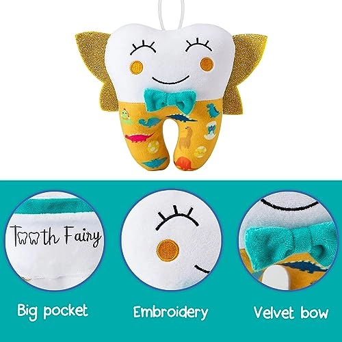 Tooth Fairy Pillow - 18 cm Crystal Velvet