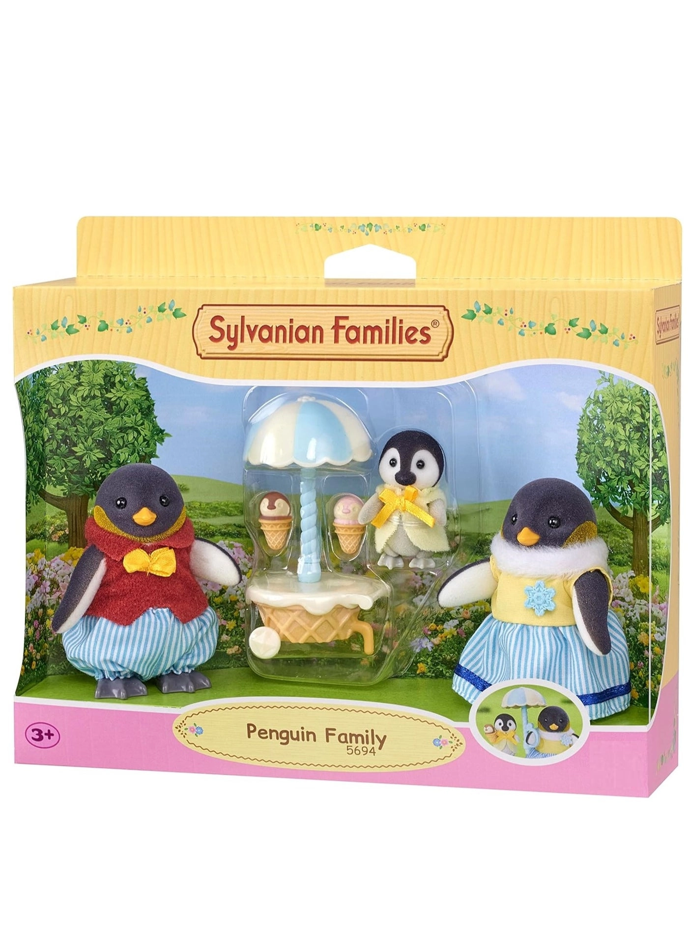 Penguin Family - Penguin father + Penguin mother + Penguin baby 3 pcs
