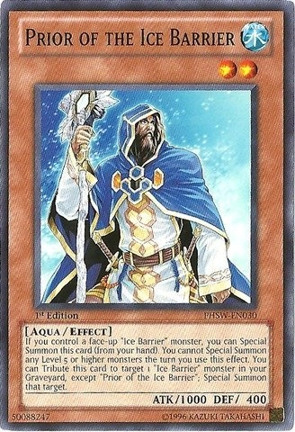 Yu-Gi-Oh! Prior of the Ice Barrier PHSW-EN030 - Unlimited Edition