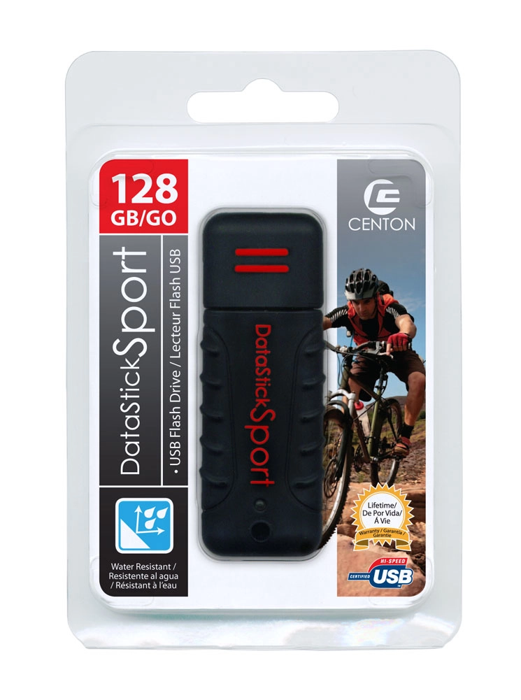 Centon DataStick Sport - USB 2.0 USB Type-A 128GB