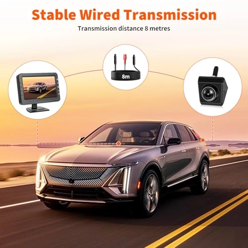 AHD Wireless Rear View Camera IPS-Monitor - Night Vision 720P