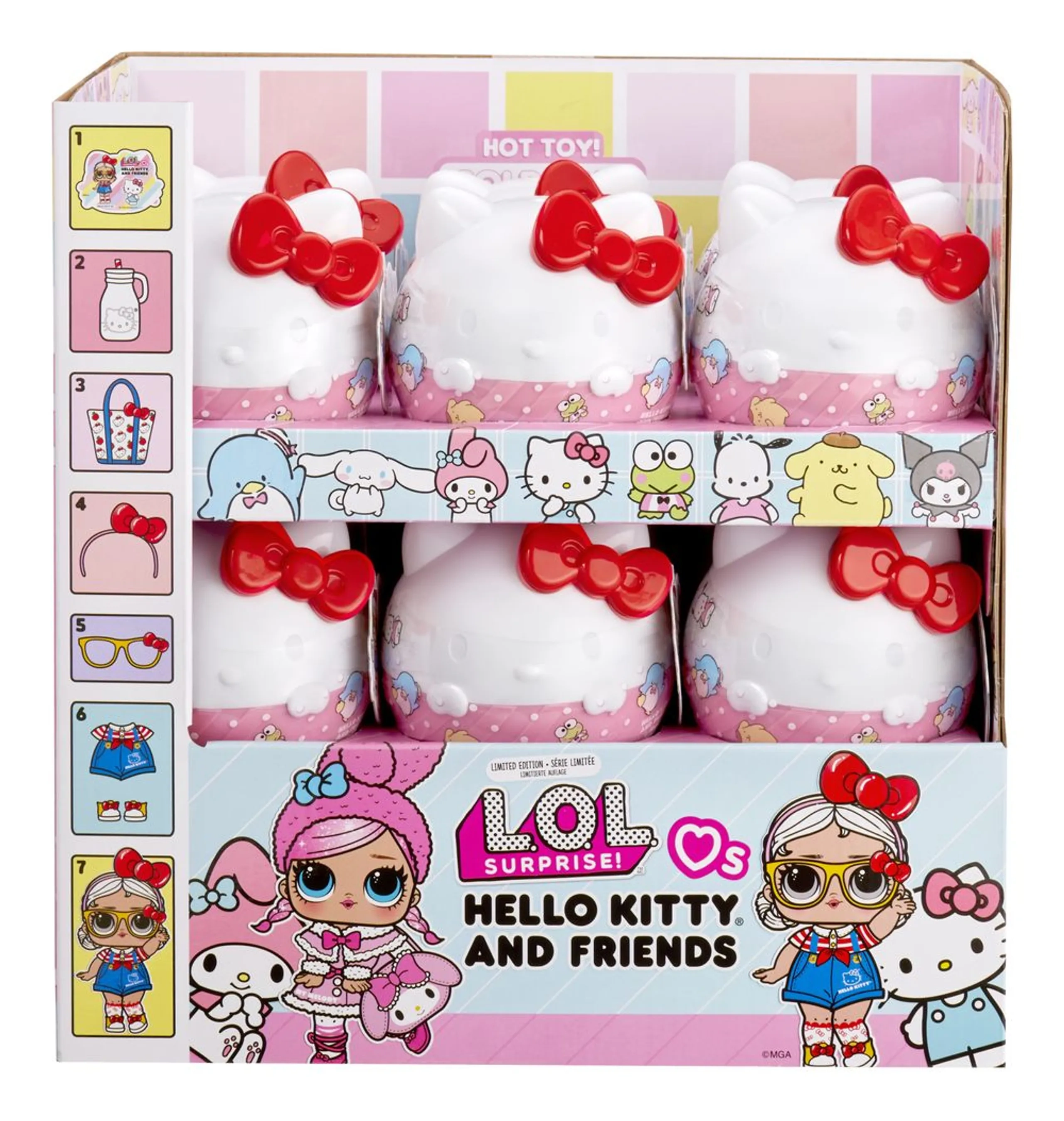 MGA Entertainment Surprise Loves Hello Kitty & Friends Tots - Limited Edition Style May Vary Ages 3+