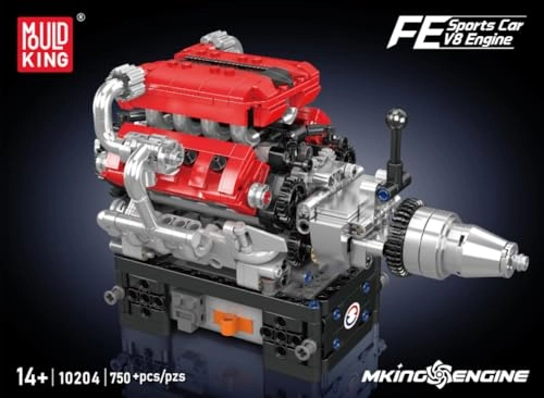 10204 - V8 motor Motor Engine Model Kit