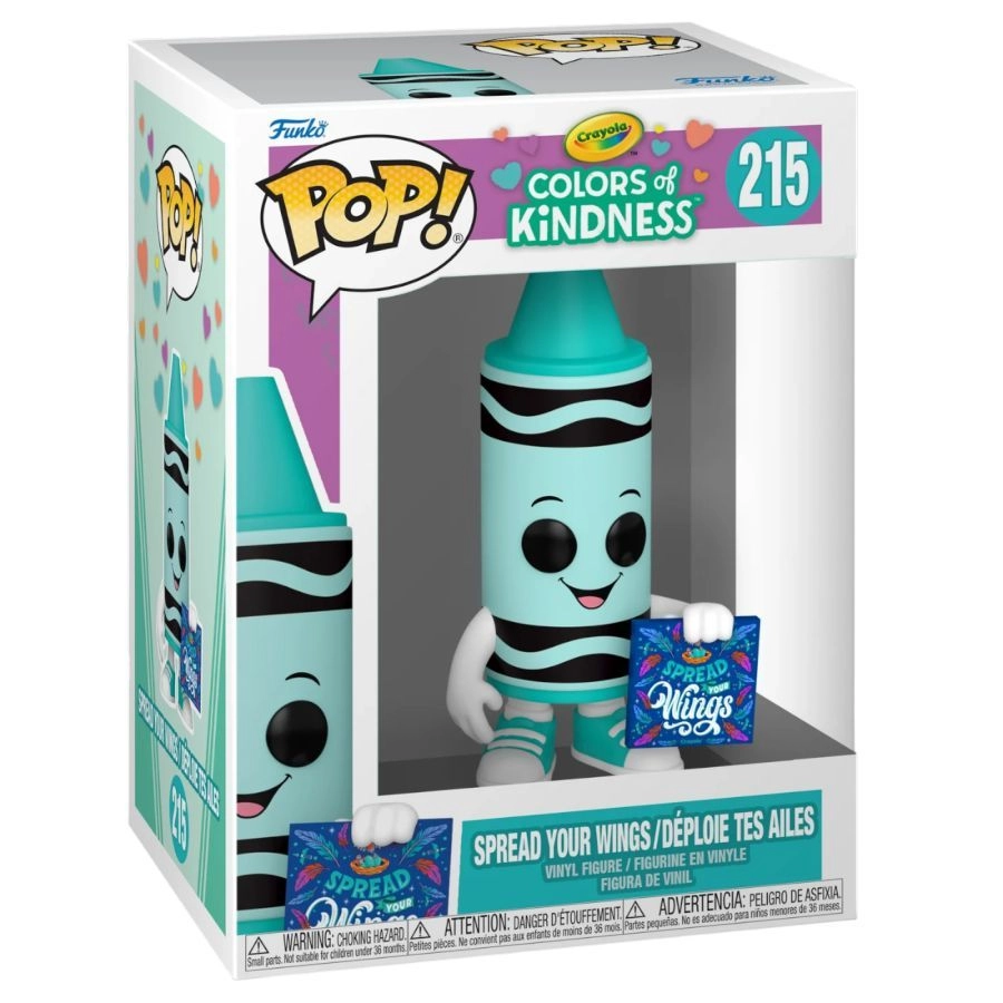 Pop! Ad Icons: Crayola Teal Crayon (Kindness) Vinyl Figure
