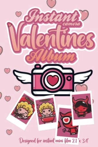 Instant Camera Valentines Album - 1 piece(s) 2.1" x 3.4"