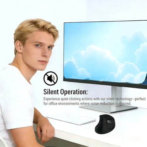 Ergonomic Vertical Mouse - Bluetooth