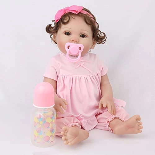 Reborn Baby Doll - 18 Inch 45cm Soft Vinyl Girl