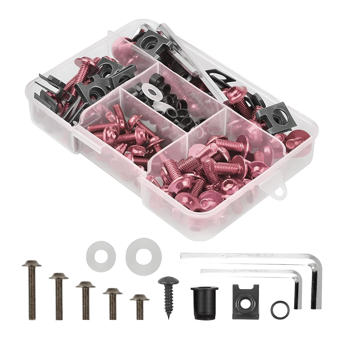 Motorcycle Fairing Bolt Kit - 40mm 6mm