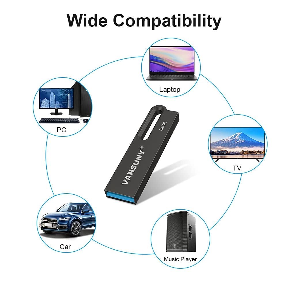 Metal Flash Drive - USB 3.0 USB Type A 64GB